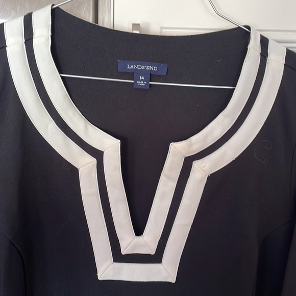 Land’s End black dress, size 14 - Picture 2 of 5
